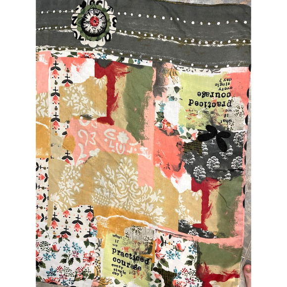 Kelly Rae Roberts "Protect Your Courage” Big Scarf 25" x 33" "protect courage - Picture 3 of 7